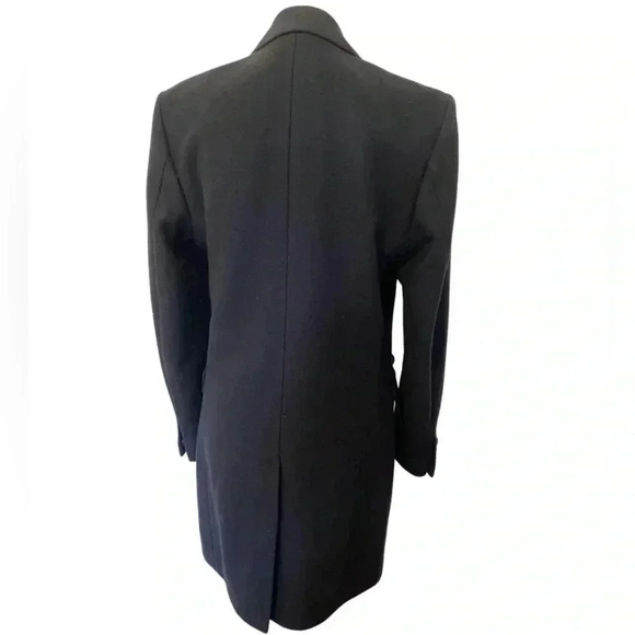 AMI Paris Wool and Cashmere Blend Navy Blue Coat Sz M - Picture 5 of 14